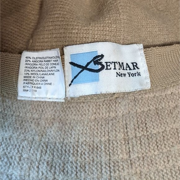 VTG Rabbit Fur Blend Bucket Hat EUC - Picture 3 of 5